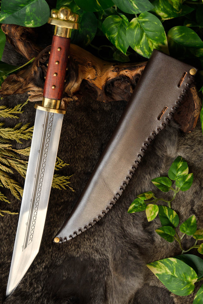 Merovingian seax British Museum, semi-sharp