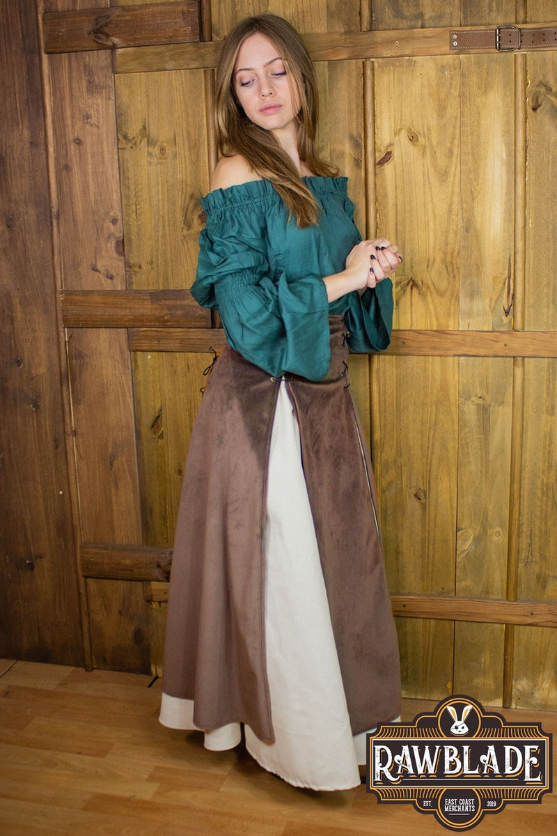 Deluxe double skirt Isabela, brown