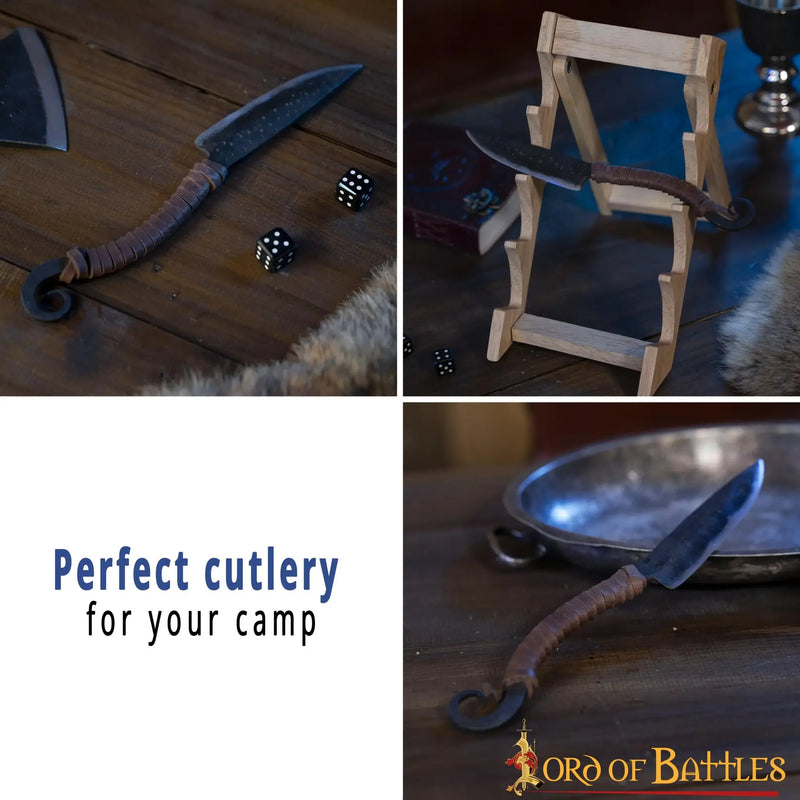 Handgemaakt historisch keukenmes