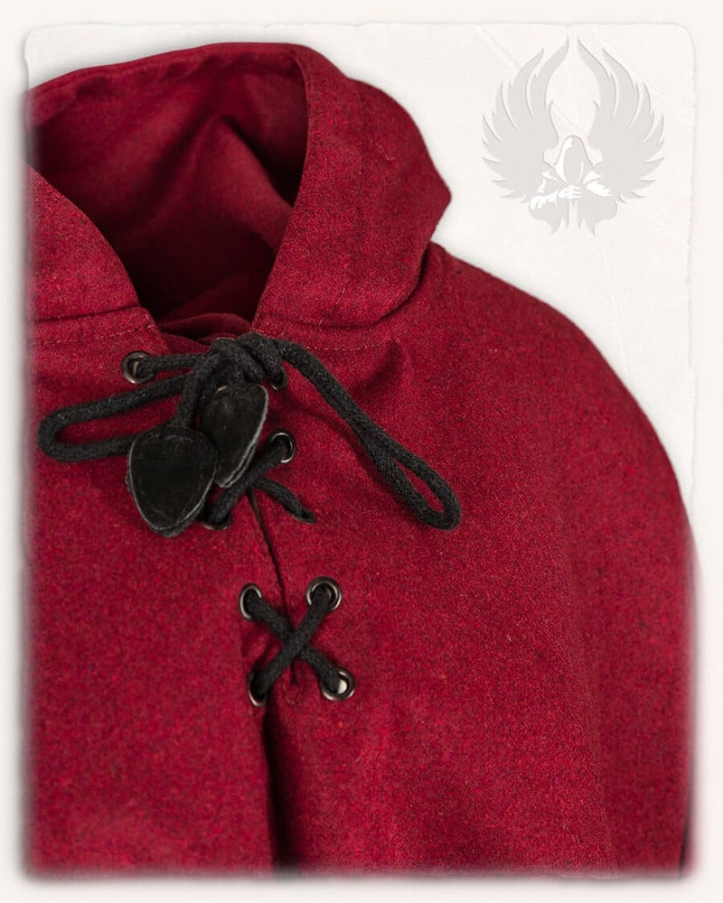 Gardecorp, Reisemantel Raven, Wollmischung, rot 