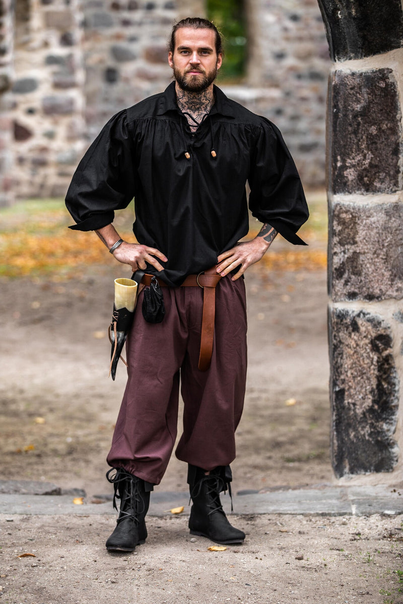 Driekwartsbroek, bruin