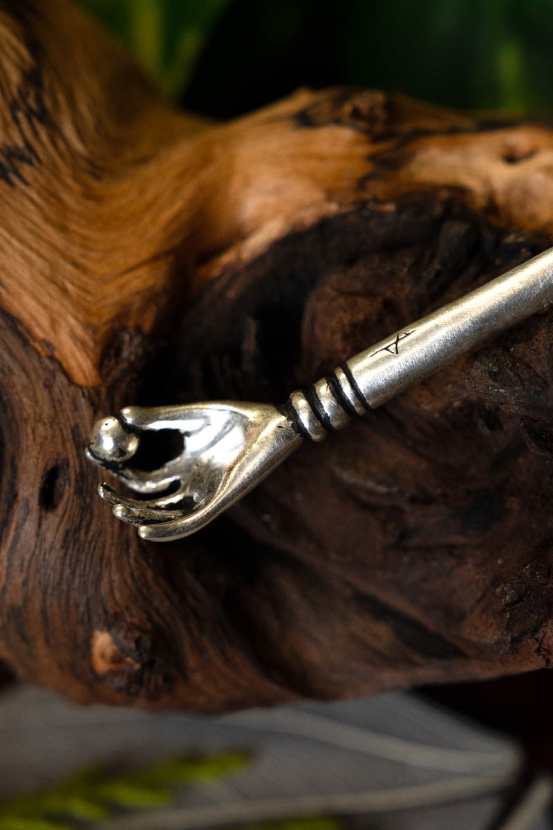 Roman hairpin Silchester, silvered bronze