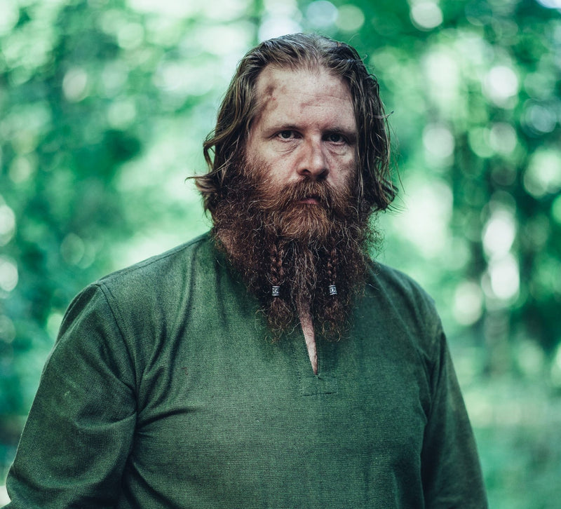 Lange Vikingtuniek Hvitserk, groen