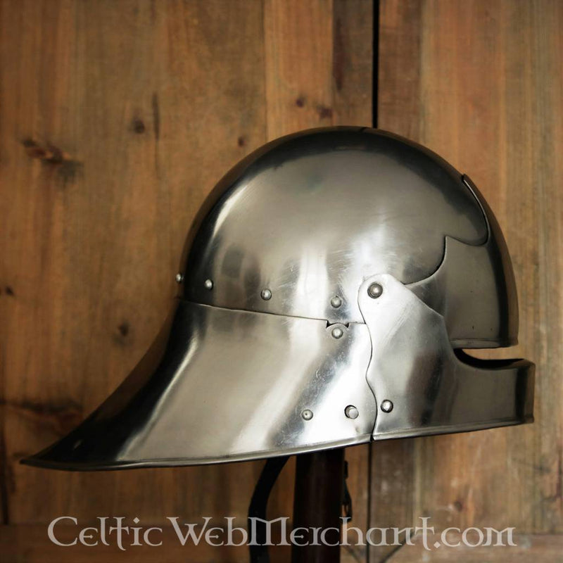 Duitse sallet Nuremberg, 2 mm (battle-ready)