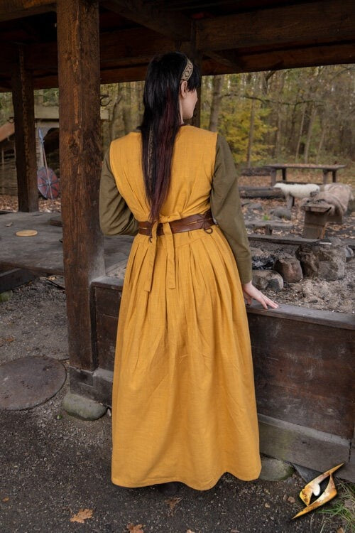 Medieval Dress Adelina, Geel