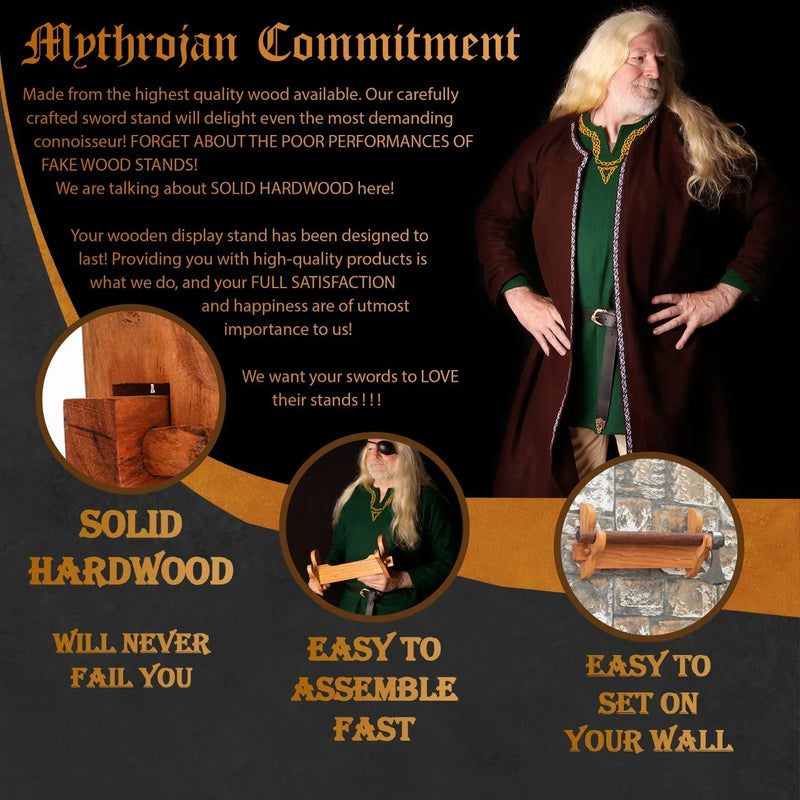 Holzschwertwand stehen für Schwert