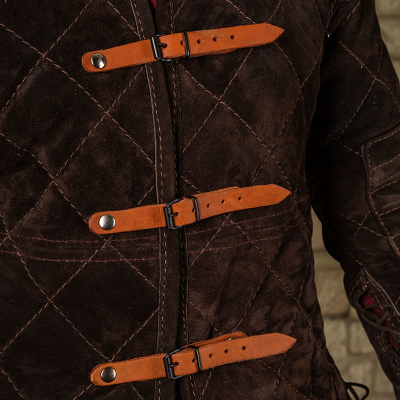 Gambeson Arthur suede leather complete set brown