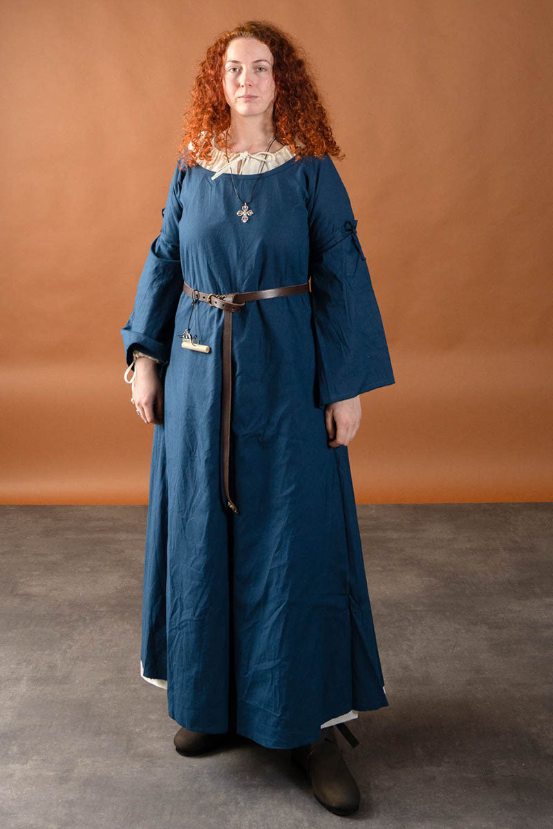Mittelalterliche gotische Kleidung IEuls, blau