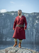 Kaftan Gustav, rood, wolmix