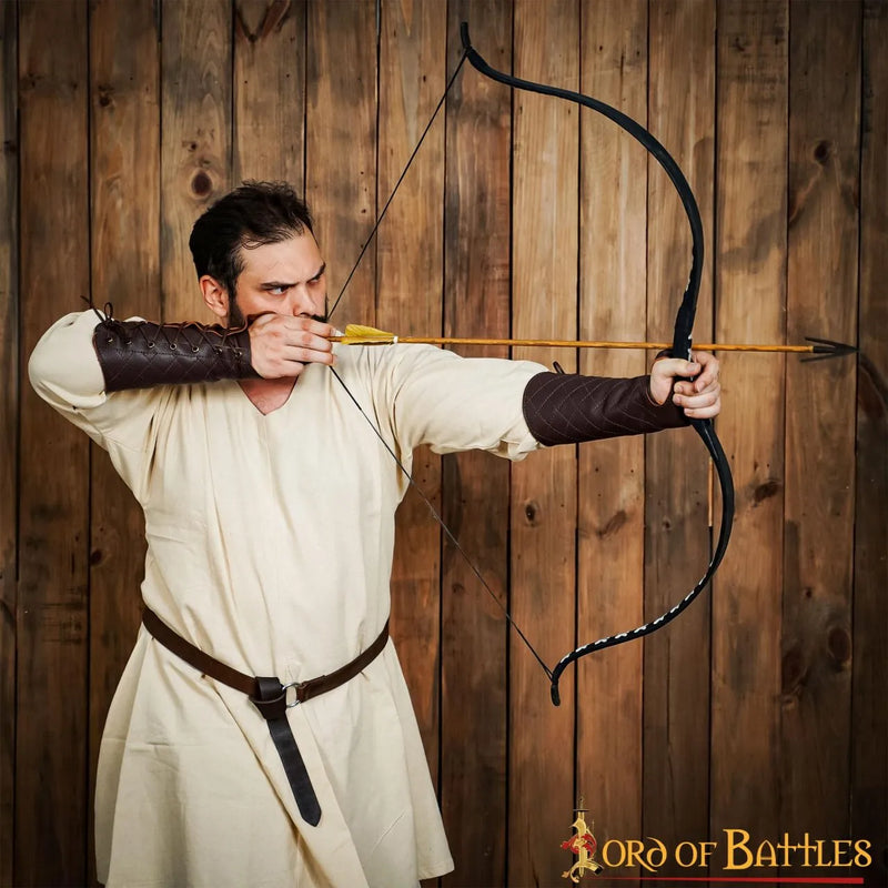 Boogschutter bracer rechterhand, bruin