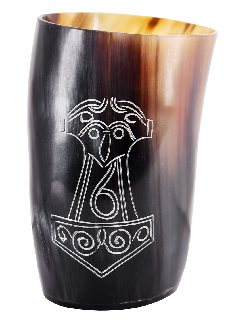 Vaso de cuerno Mjolnir, 100-200 ml 