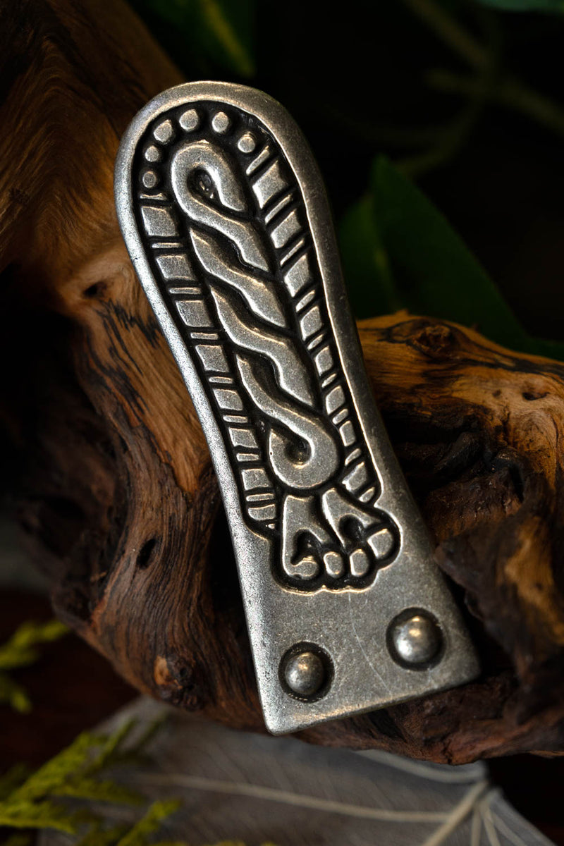 6:e-7:e århundradet Alamannisk bältesbeslag 