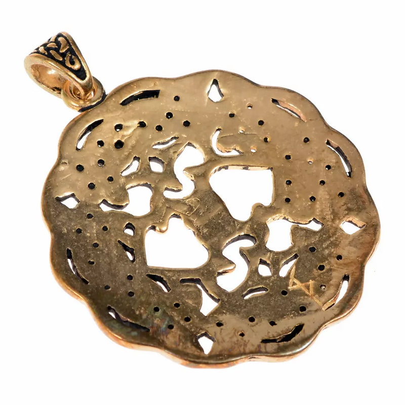 Amulet Celtic tree of life, bronze