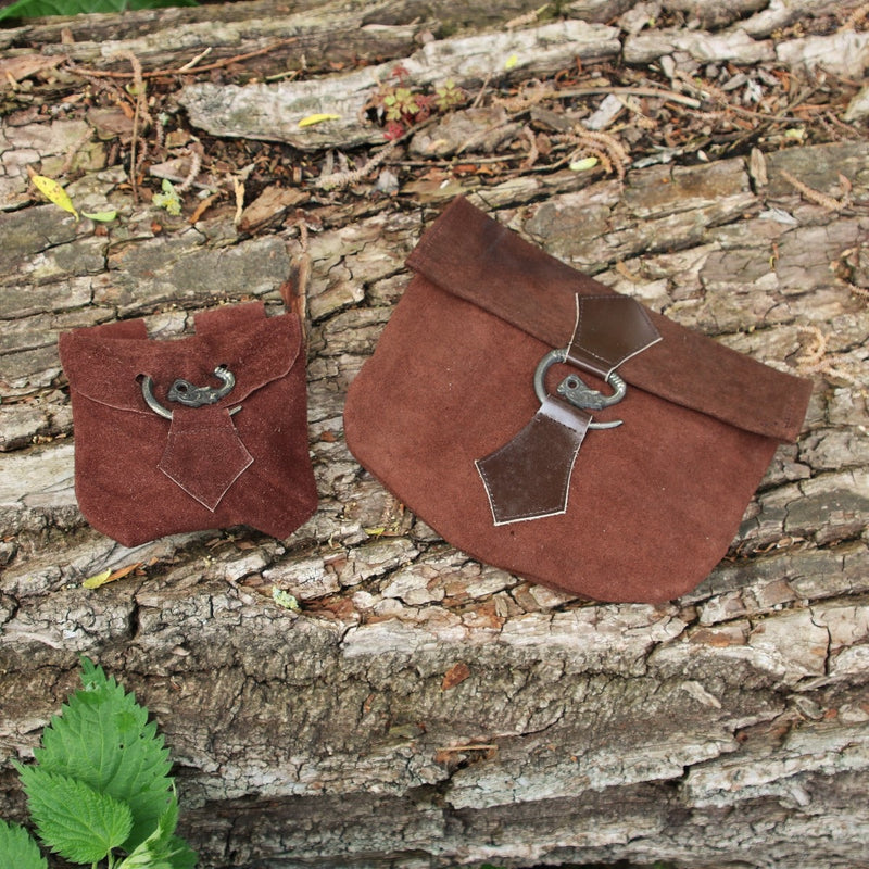 Bæltetaske drage, brun 