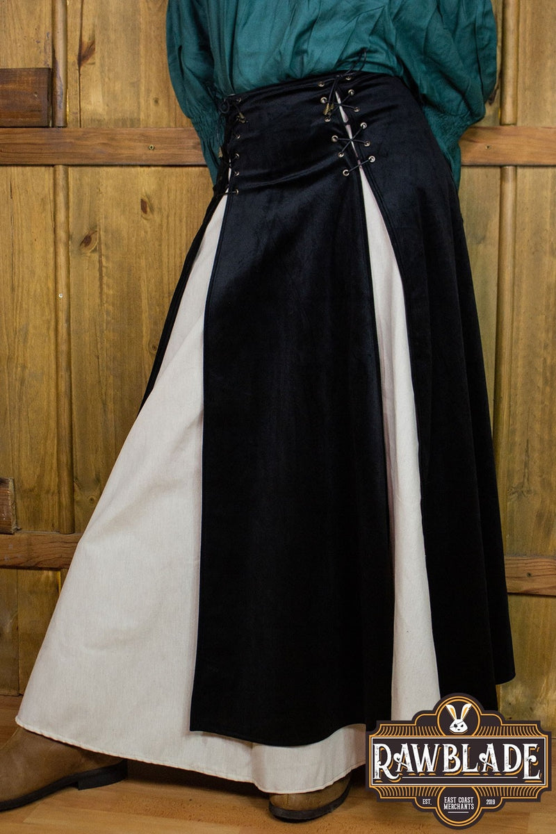 Isabela Deluxe Dubbel Kjol - Svart 