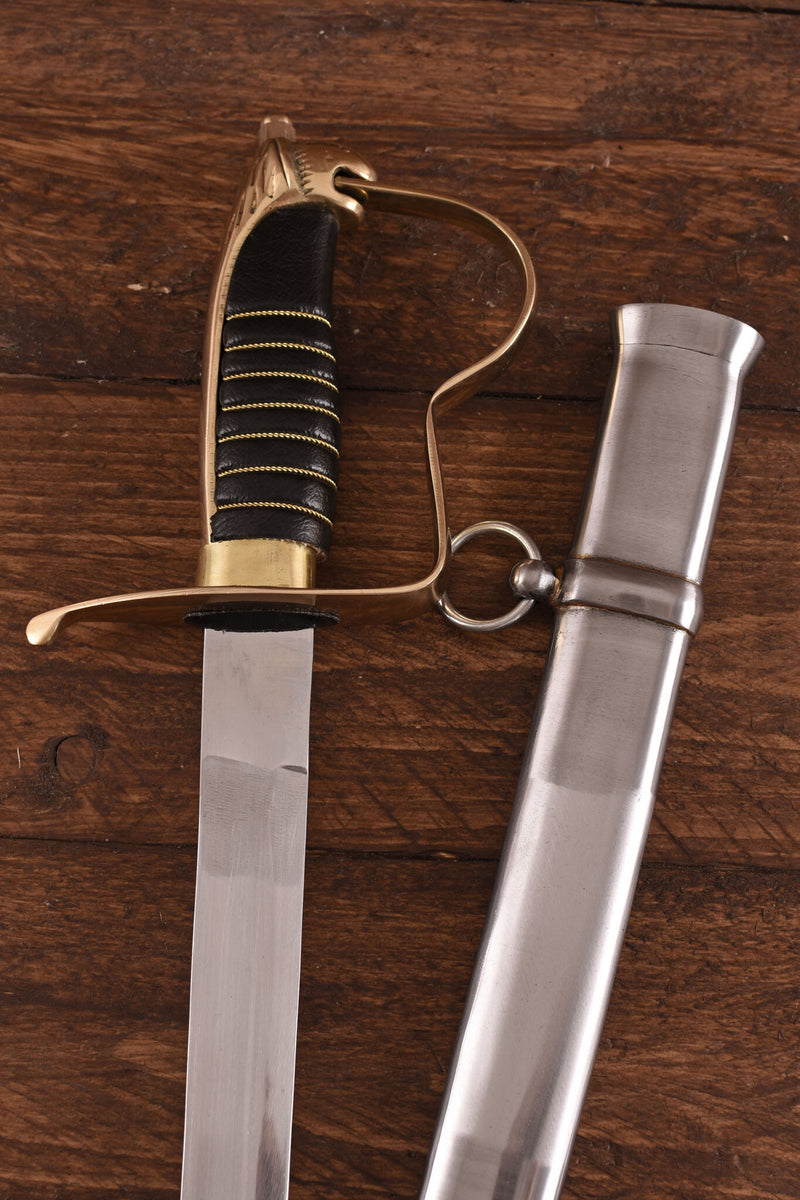 Britse marineofficiers sabel, semi-scherp
