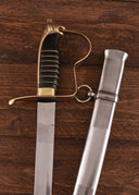 Officier de marine britannique sabre, semi-affûté 