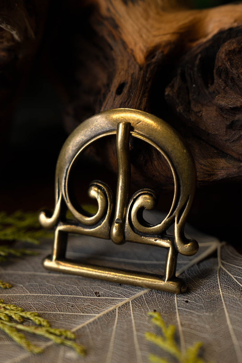 Romeinse riemgesp 2de eeuw n.Chr, messing