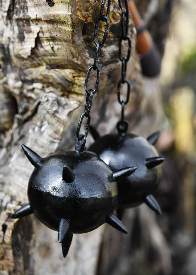 Flail with two balls