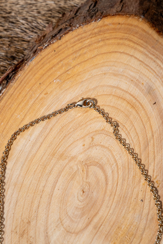 Schakelketting 50 cm, brons