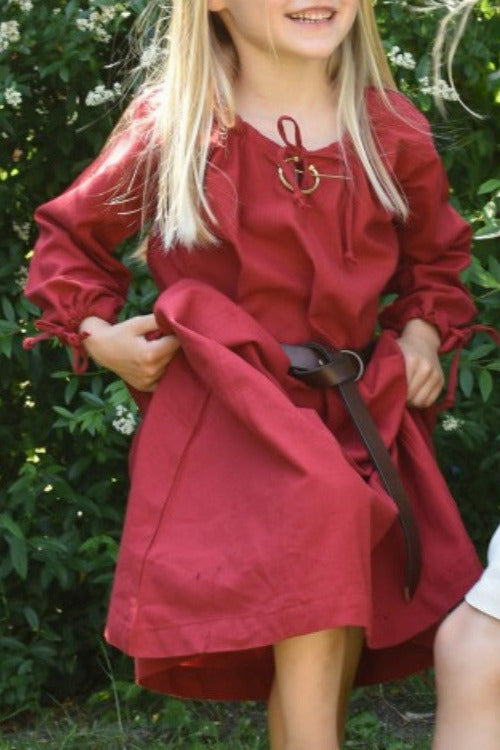 Børns kjole Matilda, rød