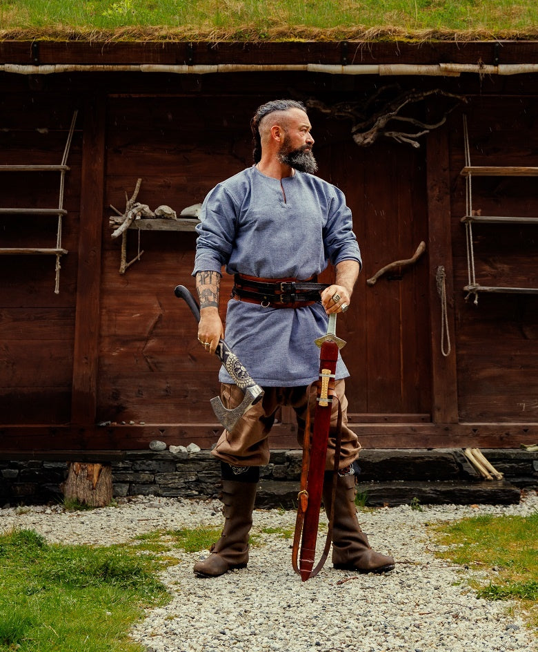 Viking tuniek Torsten, blauw