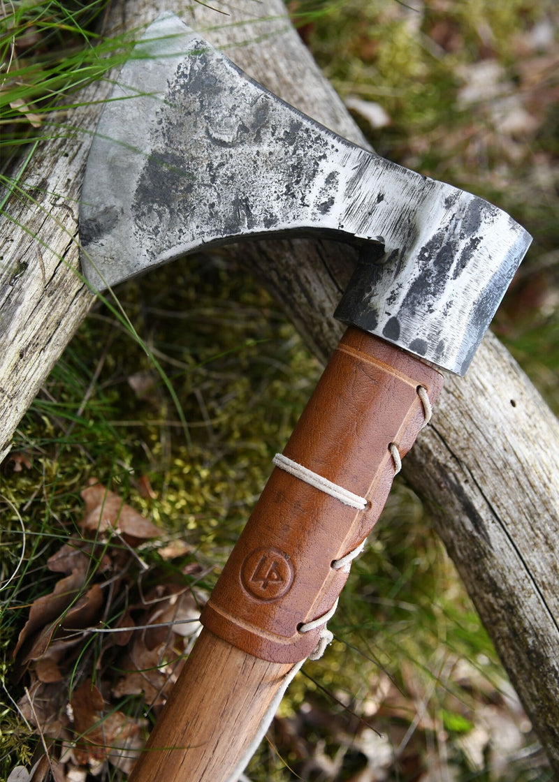 Étui en cuir pour hache, brun 