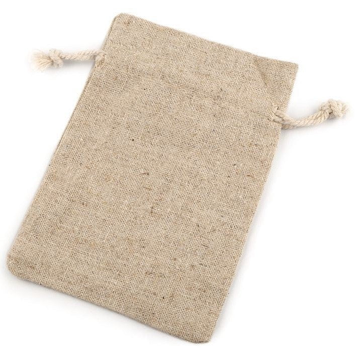 Linnen tasje 10 x 14 cm