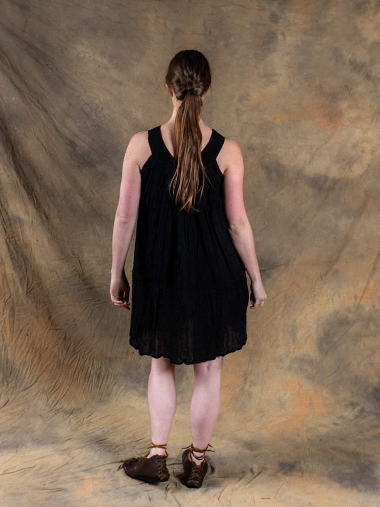 Godinnen Jurk Hera, kort, zwart