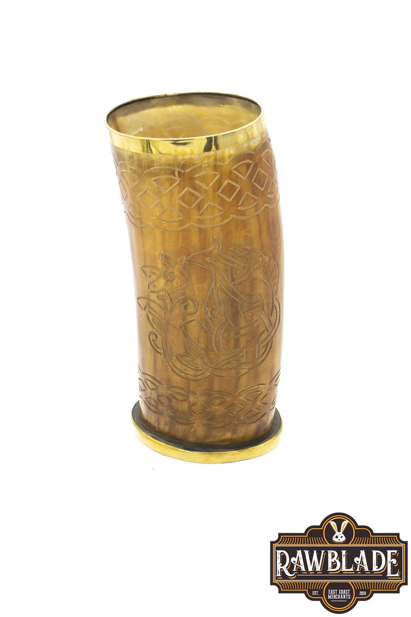 Hoorn mok Keltisch paard, 300-500 ml