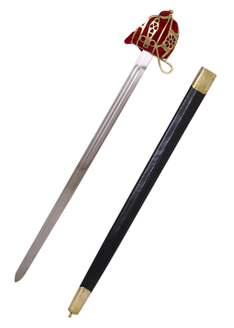 Basket hilted broadsword 1828, semi-sharp