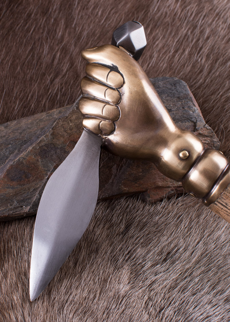 Stridshammer, rytterhakkepik, 16. århundrede, halvskarpt 