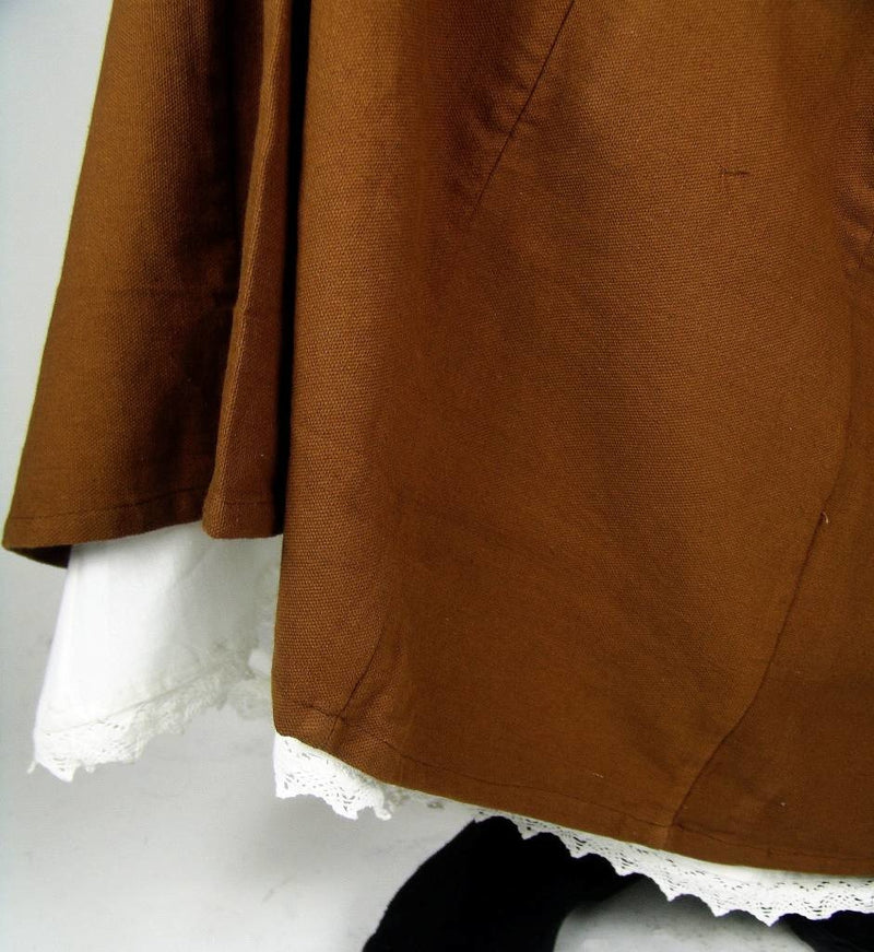 Delantal con encaje, blanco 