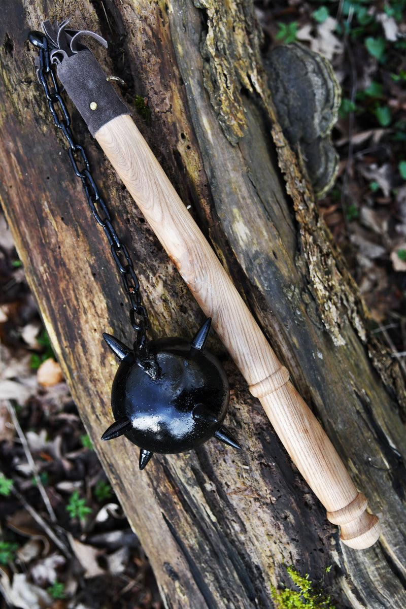 Strijdvlegel met lange grip