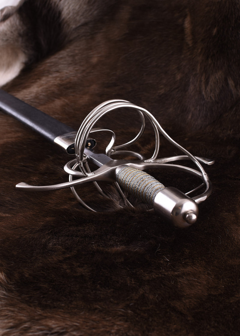 Duitse rapier 17e eeuw, semi-scherp