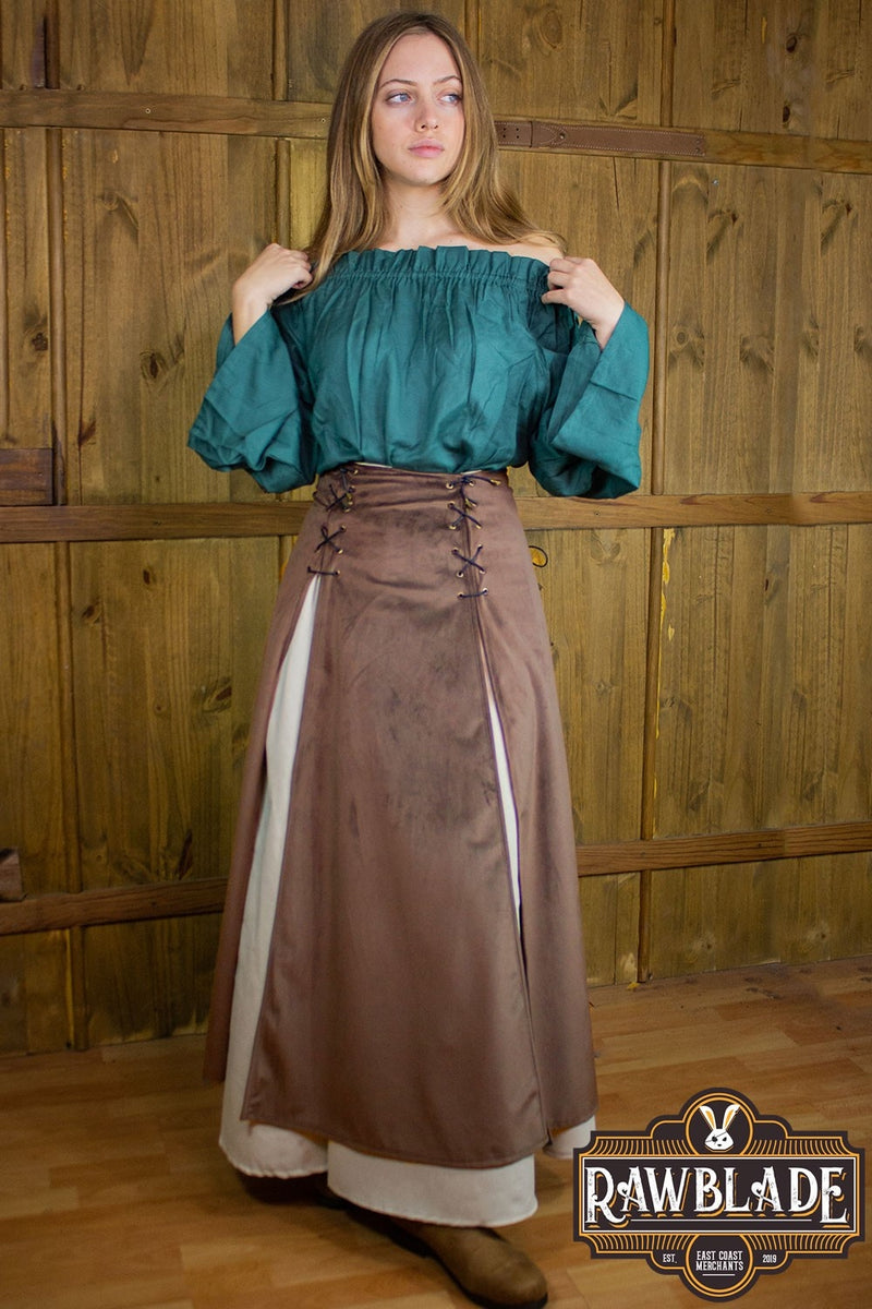 Deluxe double skirt Isabela, brown