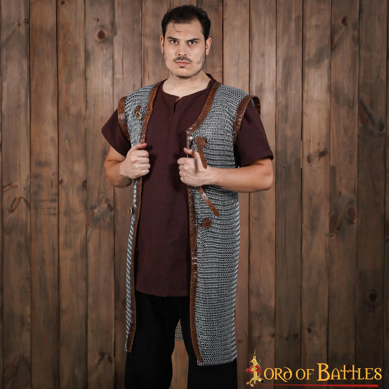 Maliën Byrnie lang, ongeklonken, verzinkt 10 mm