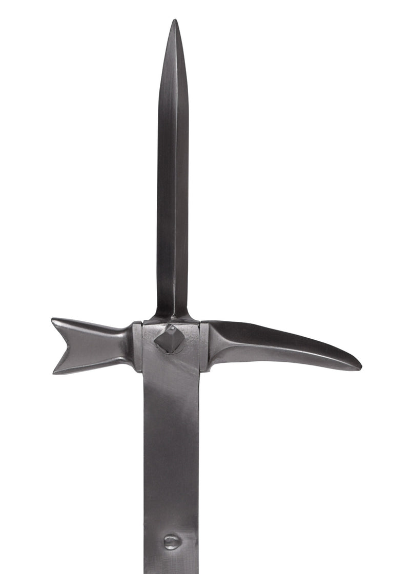 Paalbijl bec de corbin, semi-scherp