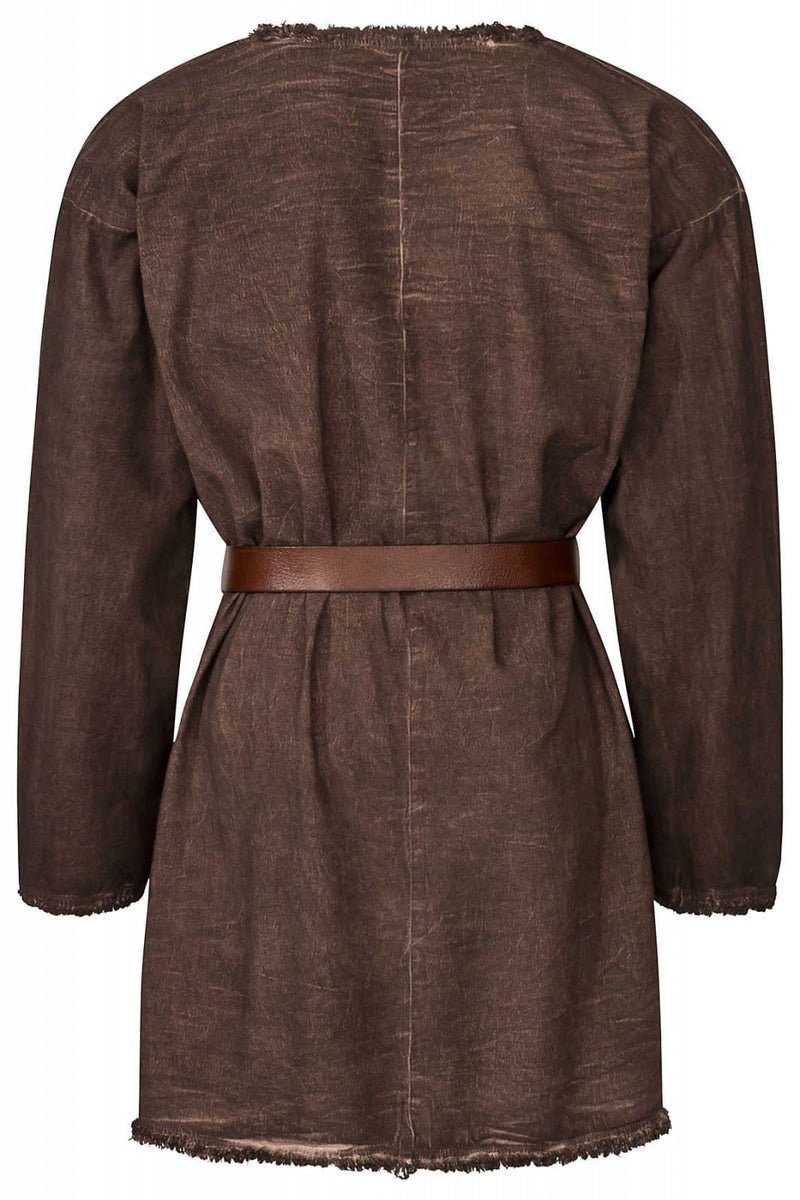 Tuniek Einfalp, middeleeuws, bruin