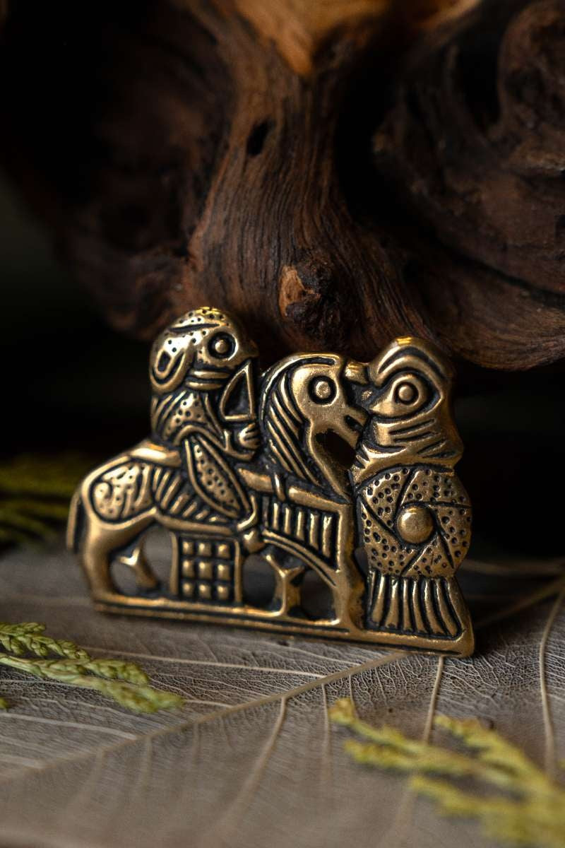 Viking Valkyrie broche, brons