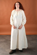 Matilda middeleeuwse chemise, onderjurk, naturel