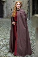 Medieval cloak Erna, brown