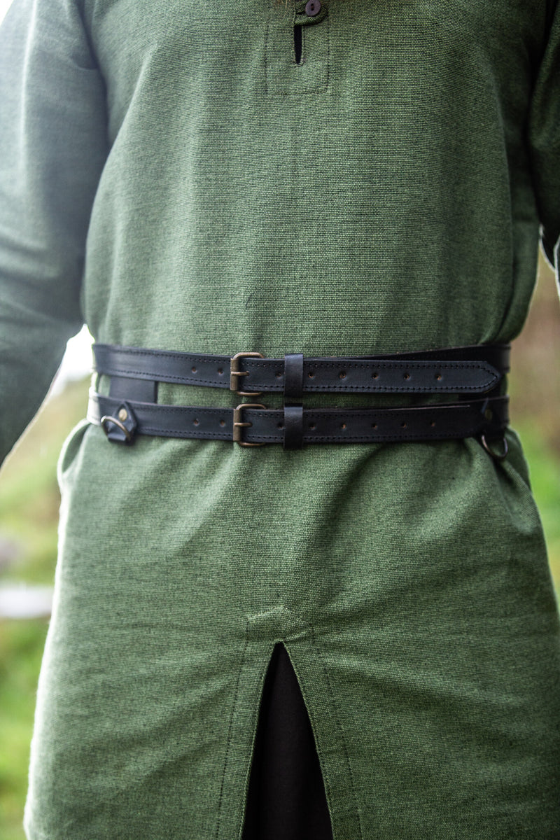 Dubbel bälte Ubbe, svart 