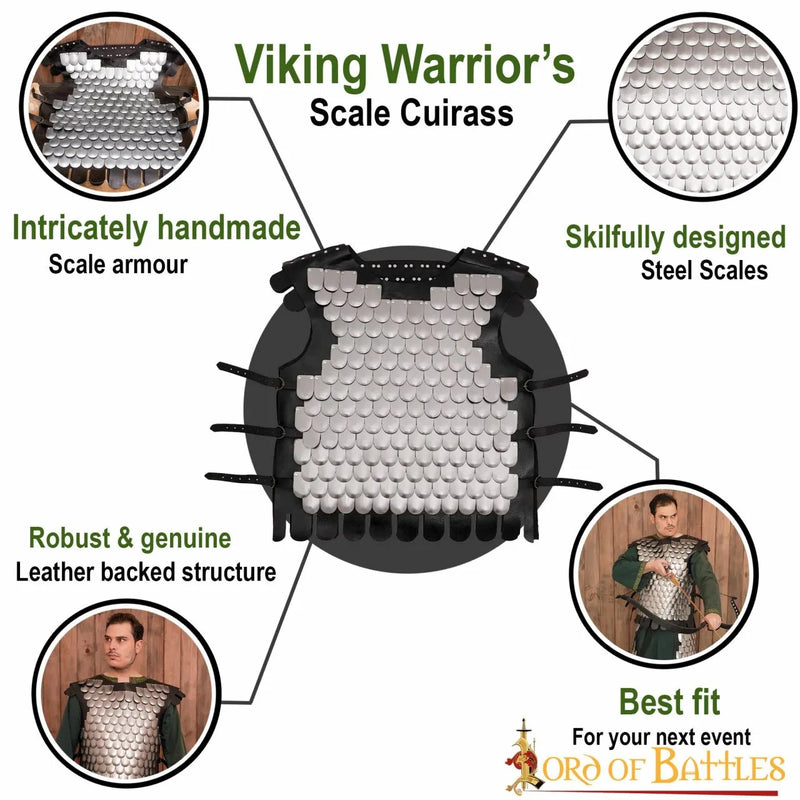 Schaalpantser, lorica squamata, staal