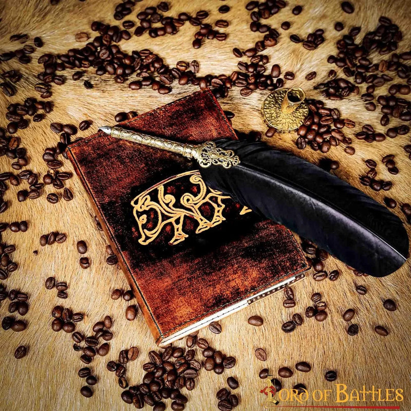 Leren boek Keltisch zwijn Knochnagael