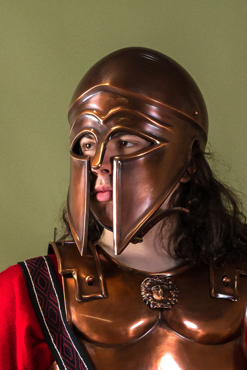 Corinthische-Italische helm gebronsd, 1.3 mm