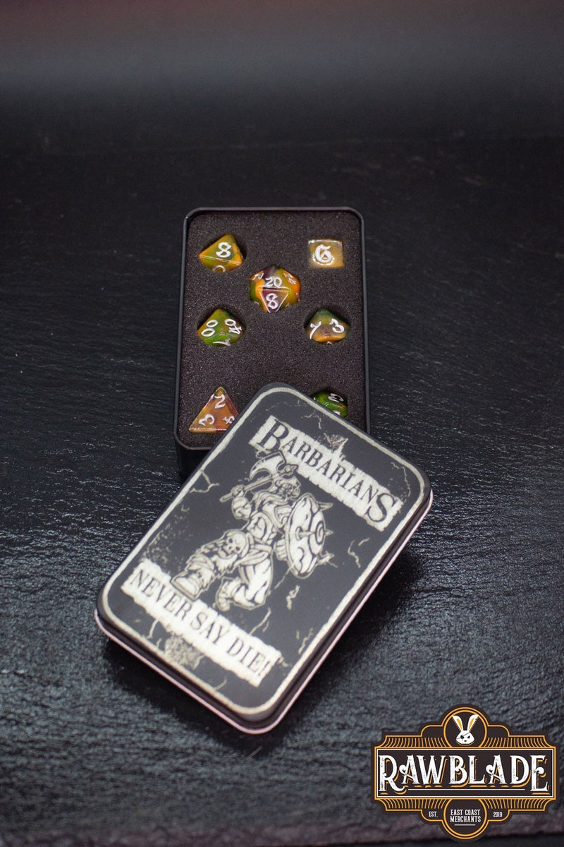 Set di dadi - Barbarians Never Say Die 
