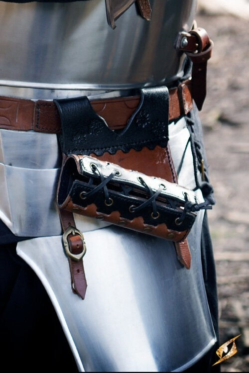 LARP zwaardhouder Imperial, zwart-bruin