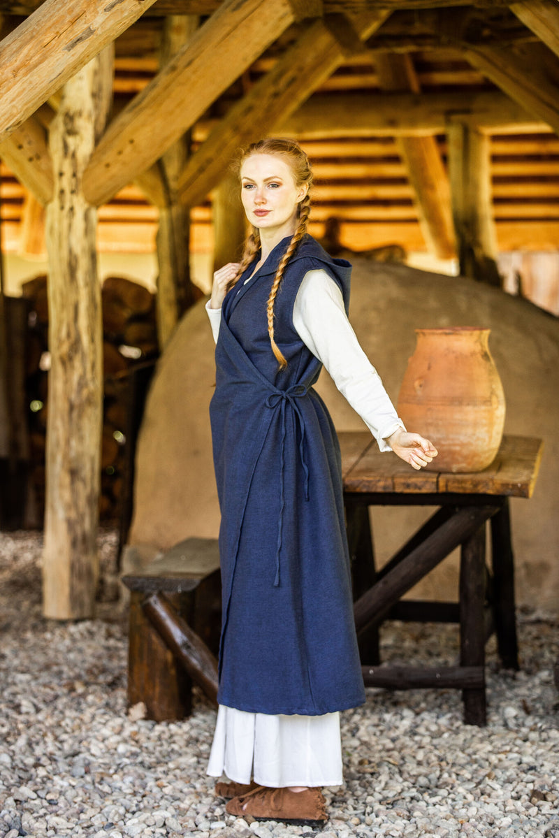 Robe portefeuille Thyra, bleu 