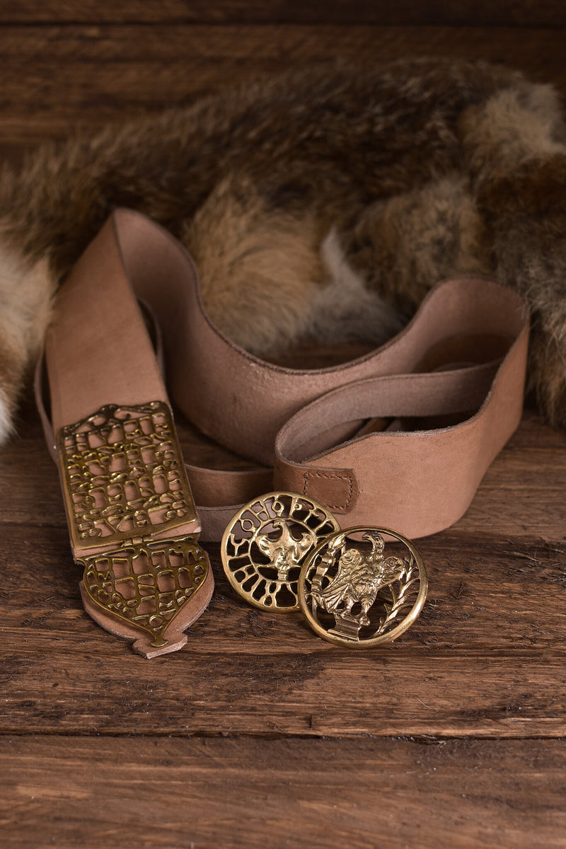 Romeinse riem Castrum Zugmantel, bruin